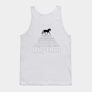 Dressage Training Pyramid Tank Top